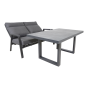 Loungebank Ohio 2-pers - grijs