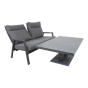Loungebank Ohio 2-pers - grijs