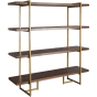 Class wandrek MDF 40x140x146 cm bruin/goud
