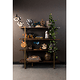 Class wandrek MDF 40x140x146 cm bruin/goud