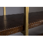 Class wandrek MDF 40x140x146 cm bruin/goud
