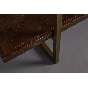 Class wandrek MDF 40x140x146 cm bruin/goud