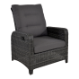 Loungestoel Soho Forte - antraciet