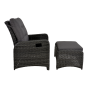 Loungestoel Soho Forte - antraciet