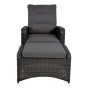 Loungestoel Soho Forte - antraciet