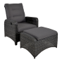 Loungestoel Soho Forte - antraciet