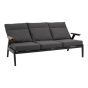 Loungebank Florence Alu - antraciet