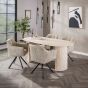 Giles eettafel 180 cm keramiek - naturel