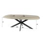 Romano eetkamertafel 215 cm - creme
