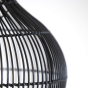Pacino hanglamp rotan zwart 40cm van het woonmerk Light&Living