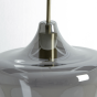 Solly hanglamp Ø22x21 cm antiek brons/smoke glas van het woonmerk Light&Living