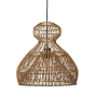Vime hanglamp Ø41x41 cm rotan donker bruin van het woonmerk Light&Living
