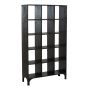 Rayna kast open 106x35x190 cm zwart van het woonmerk Light&Living