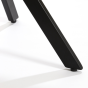 Nori eettafel 240x100x76 cm naturel/zwart van het woonmerk Light&Living