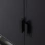 Luff hoge kast 80x40x190 cm zwart