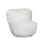 Doodle fauteuil stof - crème