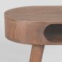 Bella bureau 120x42x77 cm - expresso mangohout