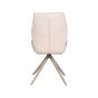 Comfy eetkamerstoel bouclé naturel - taupe onderstel