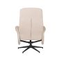 Bergen draaibare fauteuil bouclé - naturel