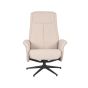 Bergen draaibare fauteuil bouclé - naturel