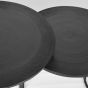 Tress salontafel metaal zwart | set van 3