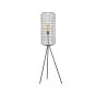 Solido vloerlamp 31x31x146 cm metaal zwart