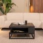 Cube salontafel mangohout 80 cm