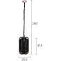Archer hanglamp klein