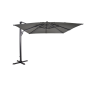 Zweefparasol Taurus 3x3mtr - grijs