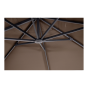 Zweefparasol Taurus 3x3mtr - taupe