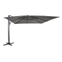 Zweefparasol Taurus 3x4mtr - grijs
