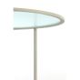 Talca salontafel set van 2 - rib glas/crème