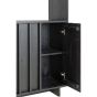 Lavinio stellingkast 75x45x200 cm hout - donkerbruin