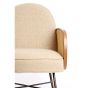 Fienne fauteuil rotan - beige+naturel