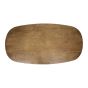 Estes eettafel 180 cm ovale massief mango - zand