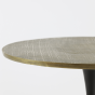 Rickerd bijzettafel Ø61 cm antiek brons/zwart van het woonmerk Light & Living