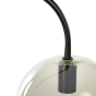 Subar vloerlamp 45x28x158 cmsmoke glas/zwart