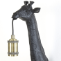 Giraffe wandlamp 64,5x30x191 cm mat zwart van het woonmerk Light&Living