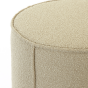 Hailey poef Ø50x40 cm bouclé licht karamel van het woonmerk Light&Living