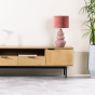 Kapur tv-meubel 170 cm mango naturel van het woonmerk Vurna