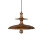 Cath hanglamp L - walnoot