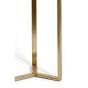 Retiro pilaar Ø40x101 cm - glas bruin/licht goud