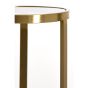 Retiro pilaar Ø40x101 cm - glas bruin/licht goud