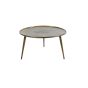 Babina salontafel Ø67,5x37 cm - antiek brons