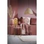 Delon bijzettafel set van 2 - marmer roze/goud