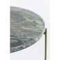Besut bijzettafel set van 2 - marmer groen/glas