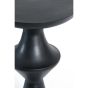 Loboc bijzettafel 37,5x14x74 cm - mat zwart