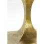 Rickerd salontafel ø70 cm - wit marmer/antiek brons
