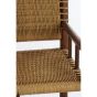Joella bank hout - donkerbruin/naturel