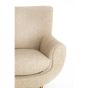 Vinstra fauteuil - beige+goud